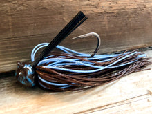 The NEW Brown Jig Series with baby blue Accent and Football Jigs