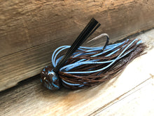 The NEW Brown Jig Series with baby blue Accent and Football Jigs