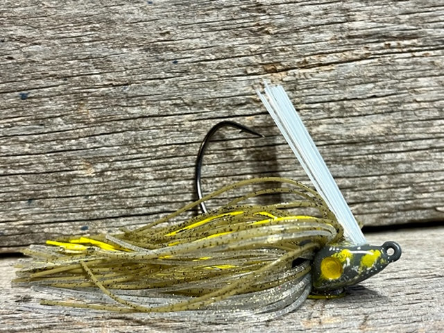 Pumpkin Shad Series with Yellow accent