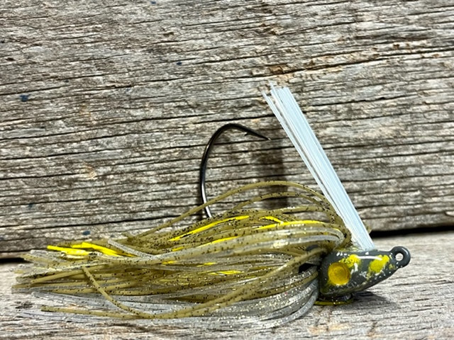 Pumpkin Shad Series with Yellow accent starjigs Pumpkin Shad Series with Yellow accent starjigs