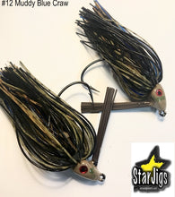 #12 1/2 oz Dirty Water Shiner Craw Swim Jig