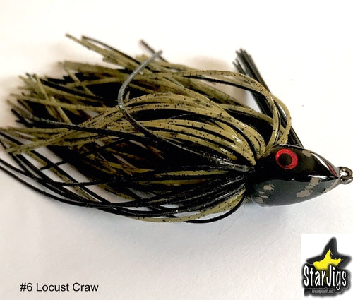 #6- 1/2 oz  Locust Craw Swim Jig
