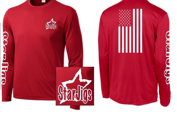 New Dry Fit Style  Star Jigs Long Sleeve Shirts