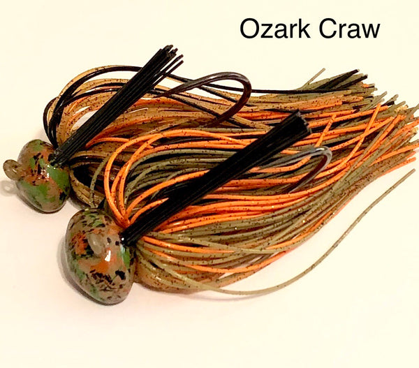 #23 - 3/4 oz Ozark Craw Custom Football Jig