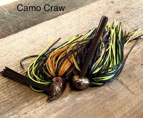 #10 1/2 oz  Camo Craw Swim Jig